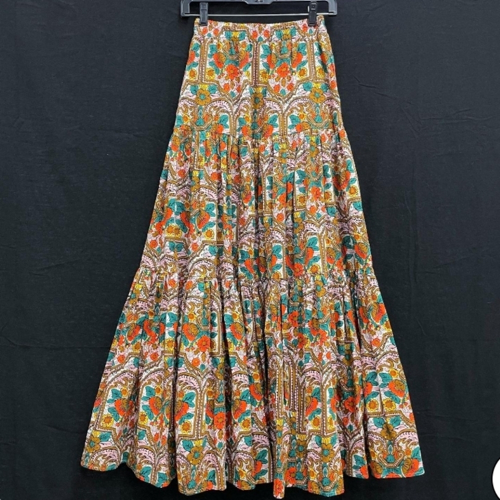 NWOT La DoubleJ Big Skirt - Corte White Rust - Picture 3 of 6